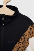 Дитяча кофта Protest колір чорний візерунок (2869353)