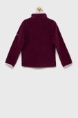 Дитяча кофта Columbia колір фіолетовий однотонна (2624950)