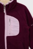 Дитяча кофта Columbia колір фіолетовий однотонна (2624950)