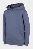 Дитяча кофта 4F з капюшоном з принтом колір блакитний (2829312)