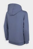 Дитяча кофта 4F з капюшоном з принтом колір блакитний (2829312)
