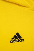 Дитяча кофта adidas Performance HI2142 колір жовтий однотонна