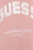 Дитяча бавовняна блузка Guess колір рожевий з принтом