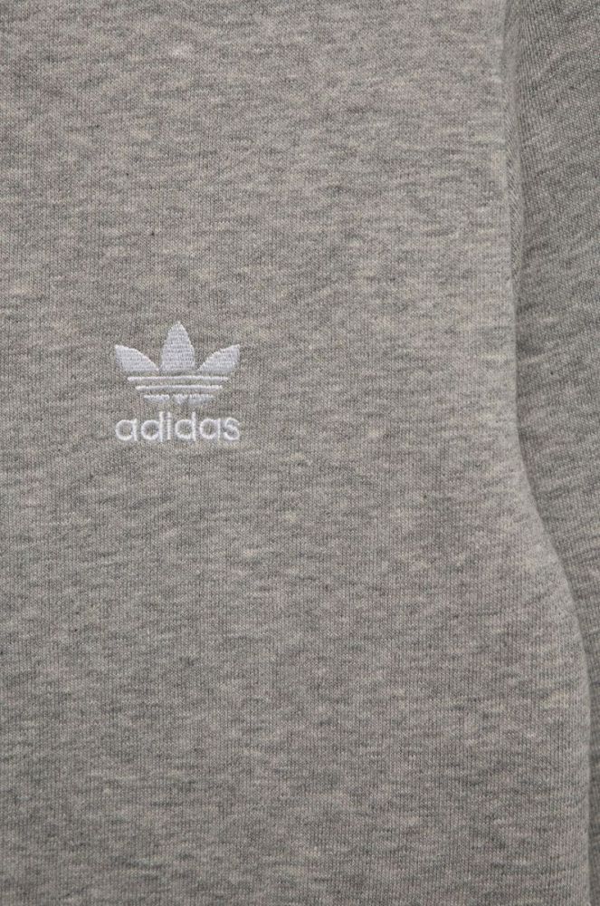 Дитяча кофта adidas Originals колір сірий меланж фото 3