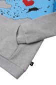 Дитяча кофта Reima колір сірий з принтом