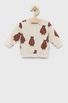 Кофта для немовлят Name it колір бежевий візерунок