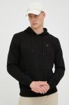 Кофта Guess чоловіча колір чорний однотонна (2464261)