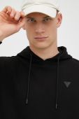 Кофта Guess чоловіча колір чорний однотонна (2464261)