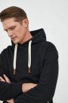 Кофта з домішкою кашеміру Emporio Armani чоловіча колір чорний з капюшоном однотонна Кофта з домішкою кашеміру Emporio Armani чоловіча колір чорний з капюшоном однотонна