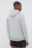 Кофта adidas чоловіча колір сірий з аплікацією (2399220)