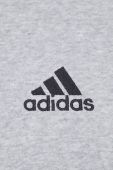 Кофта adidas чоловіча колір сірий з аплікацією (2399220)