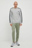 Кофта adidas чоловіча колір сірий меланж (2460226)