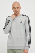 Кофта adidas чоловіча колір сірий меланж (2460226)