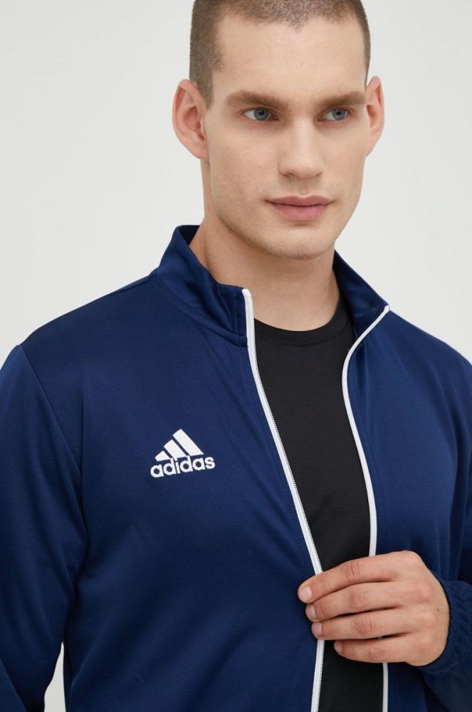 Тренувальна кофта adidas Performance Entrada 22 чоловіча колір синій з аплікацією фото 4