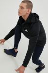Тренувальна кофта adidas Performance колір чорний однотонна (2518810) Тренувальна кофта adidas Performance колір чорний однотонна (2518810)