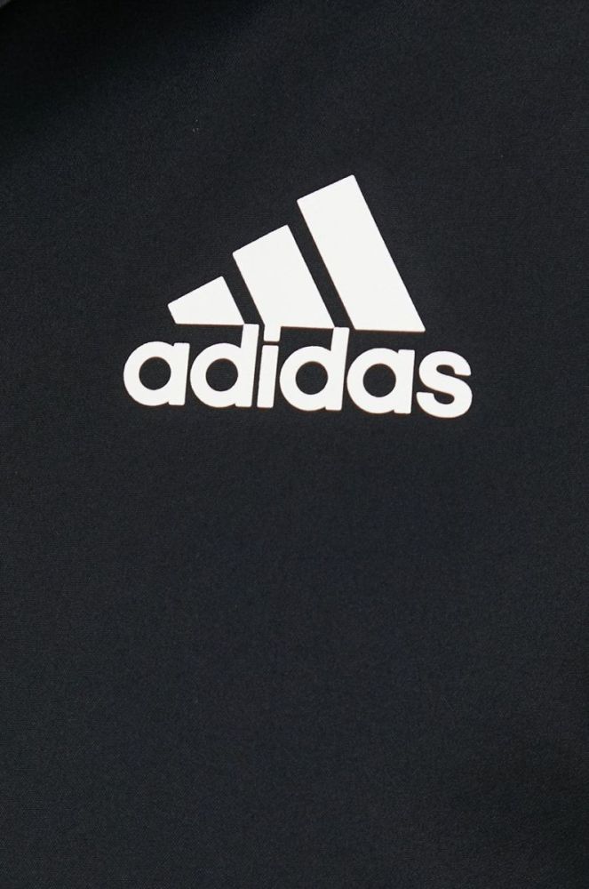 Тренувальна кофта adidas Performance колір чорний однотонна (2518810) фото 6