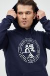 Кофта adidas чоловіча колір синій з принтом (2534399)