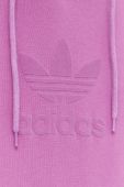 Бавовняна кофта adidas Originals чоловіча колір рожевий з принтом (2489869)