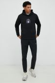 Кофта Reebok Classic чоловіча колір чорний з капюшоном з аплікацією