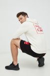 Кофта Puma Puma X Coca Cola чоловіча колір бежевий з аплікацією Кофта Puma Puma X Coca Cola чоловіча колір бежевий з аплікацією
