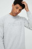 Кофта Guess чоловіча колір сірий з аплікацією (2861128)