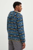 Кофта Columbia чоловіча колір синій з капюшоном візерунок 2013705-371 Кофта Columbia чоловіча колір синій з капюшоном візерунок 2013705-371