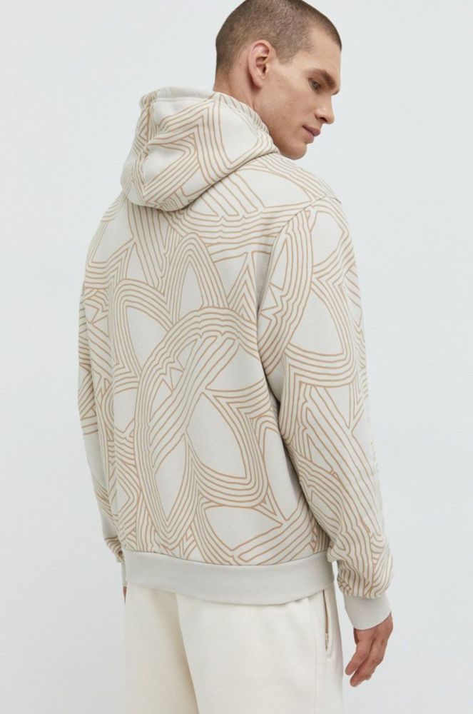 Кофта adidas Originals чоловіча колір бежевий візерунок (2587861) фото 3