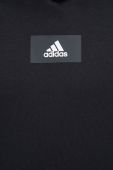 Кофта adidas Performance чоловіча колір чорний однотонна (2653410)