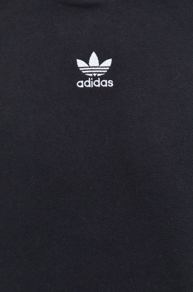 Бавовняна кофта adidas Originals чоловіча колір чорний з аплікацією HK7309-BLACK фото 5