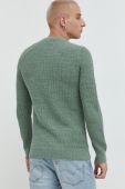 Бавовняний светер Superdry чоловічий колір зелений