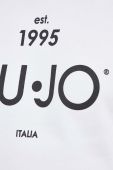 Бавовняна кофта Liu Jo чоловіча колір білий з принтом