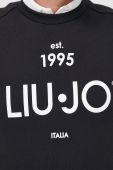 Бавовняна кофта Liu Jo чоловіча колір чорний з принтом (2723973)