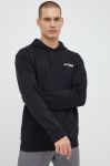 Кофта adidas TERREX Logo чоловіча колір чорний однотонна Кофта adidas TERREX Logo чоловіча колір чорний однотонна