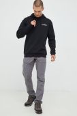 Кофта adidas TERREX Logo чоловіча колір чорний однотонна