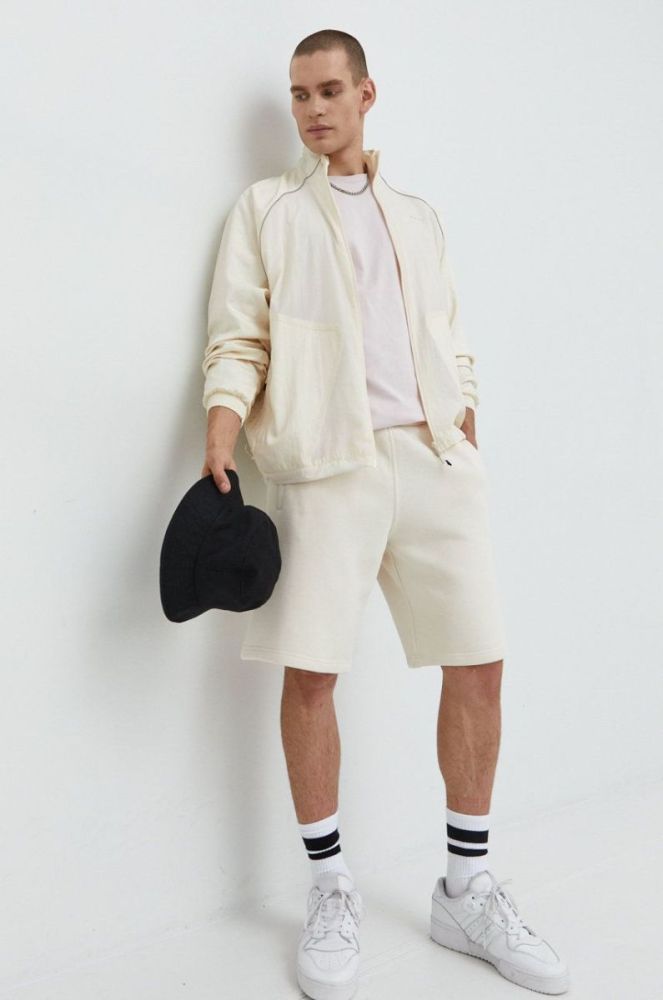 Куртка adidas Originals чоловіча колір бежевий перехідна oversize (2587877) фото 2