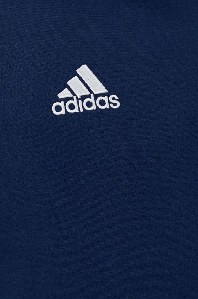 Кофта adidas Performance чоловіча колір синій з капюшоном з принтом фото 5