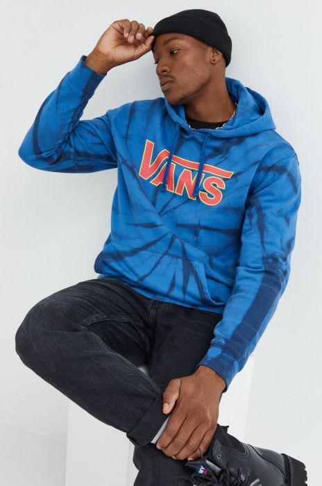 Кофта Vans чоловіча  з принтом колір блакитний (2527795)