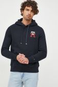 Кофта Tommy Hilfiger чоловіча колір синій з аплікацією (2600606)