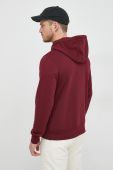 Кофта Tommy Hilfiger чоловіча колір бордовий однотонна