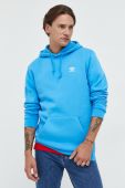Кофта adidas Originals чоловіча  однотонна колір блакитний
