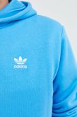 Кофта adidas Originals чоловіча  однотонна колір блакитний