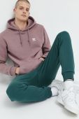 Кофта adidas Originals чоловіча колір фіолетовий з капюшоном з аплікацією