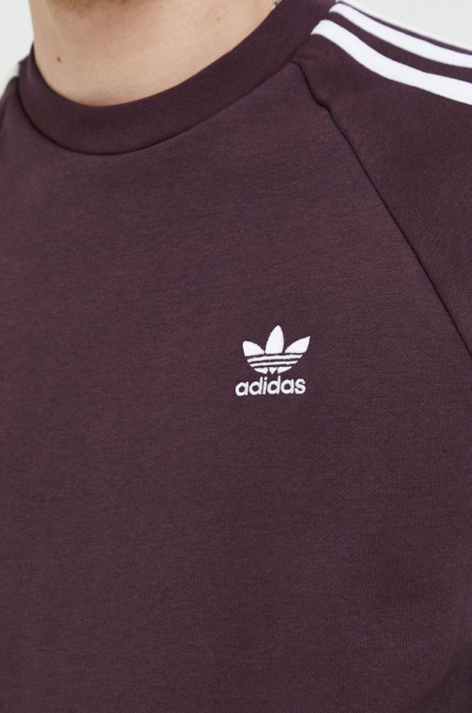 Кофта adidas Originals чоловіча колір фіолетовий з аплікацією (2770392) фото 5
