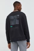 Кофта Fila чоловіча колір чорний з принтом (2607817)