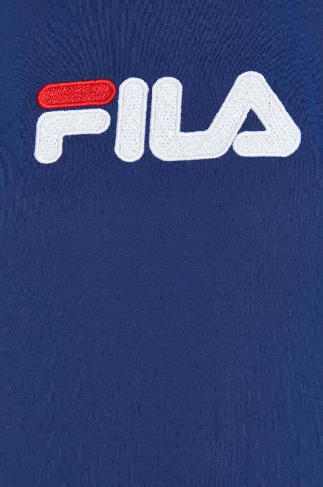 Кофта Fila чоловіча колір синій з аплікацією (2603654) фото 5