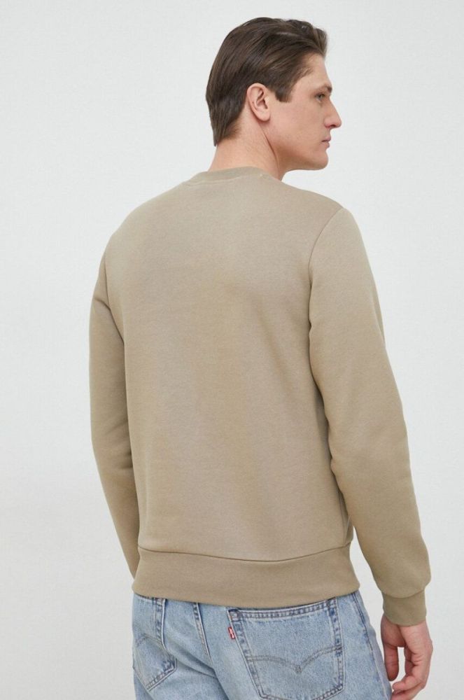Кофта Lacoste чоловіча колір коричневий однотонна SH9608-132 (3002000) фото 3