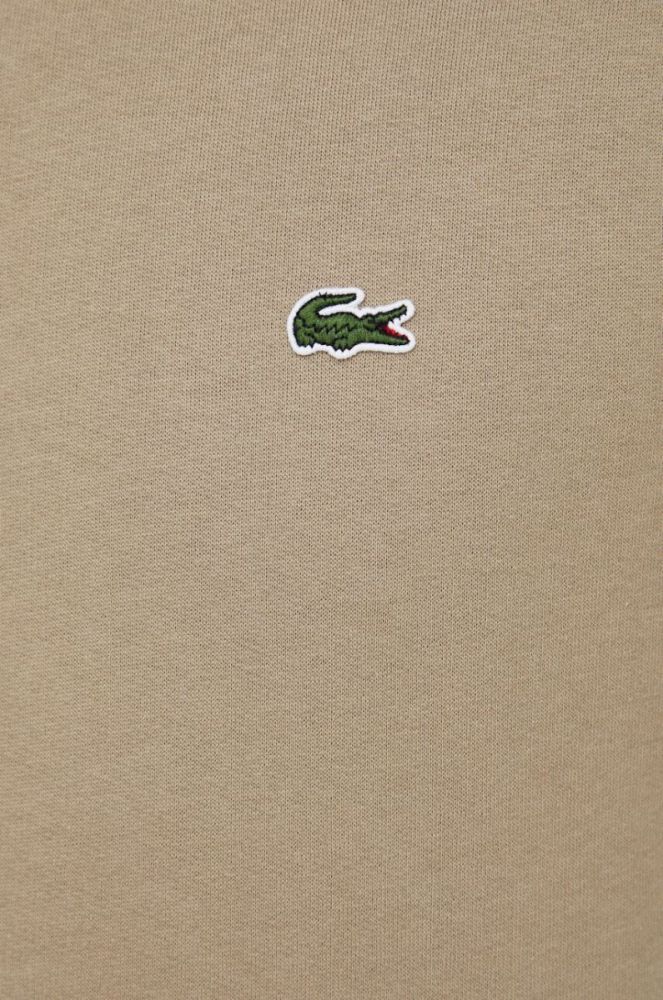 Кофта Lacoste чоловіча колір коричневий однотонна SH9608-132 (3002000) фото 5