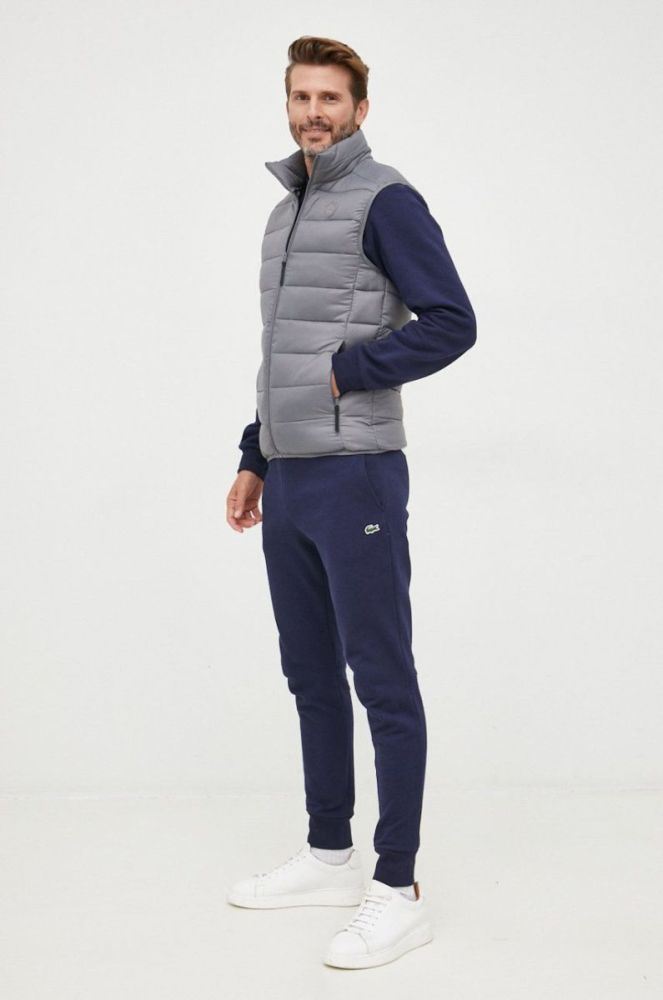 Кофта Lacoste чоловіча колір синій однотонна SH9608-132 фото 2
