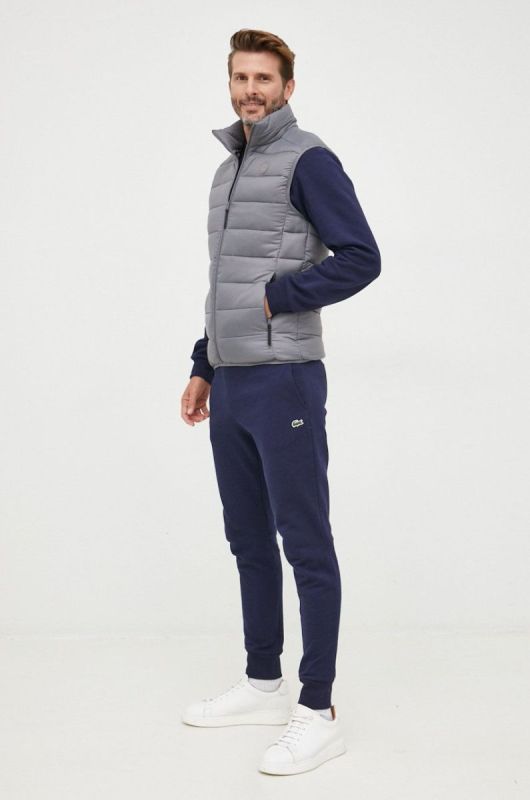 Кофта Lacoste чоловіча колір синій однотонна SH9608-132 фото 2