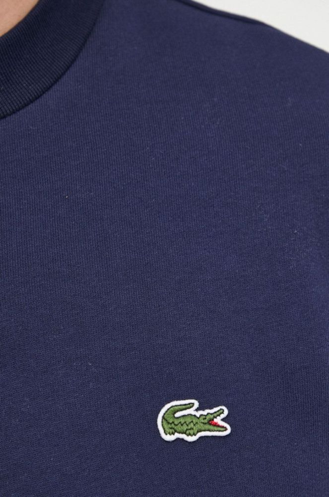 Кофта Lacoste чоловіча колір синій однотонна SH9608-132 фото 5